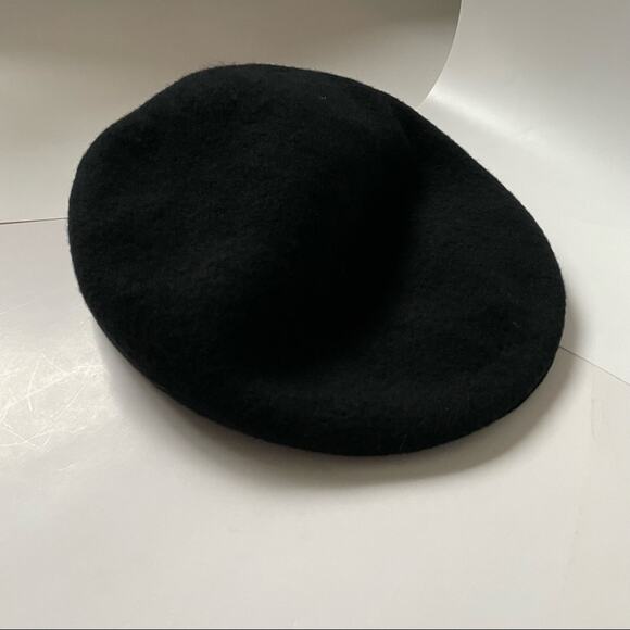 Vintage Wool Driving Cap Hat Made in Hong Kong Black GUC main image 10